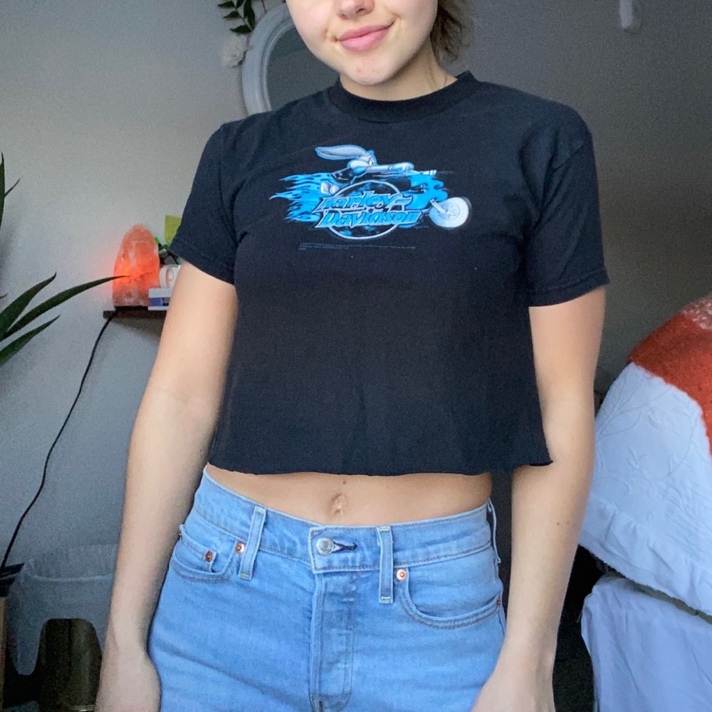 Harley Davidson Looney Toons graphic tee